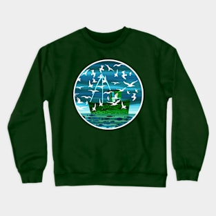 Fishing Boat Crewneck Sweatshirt